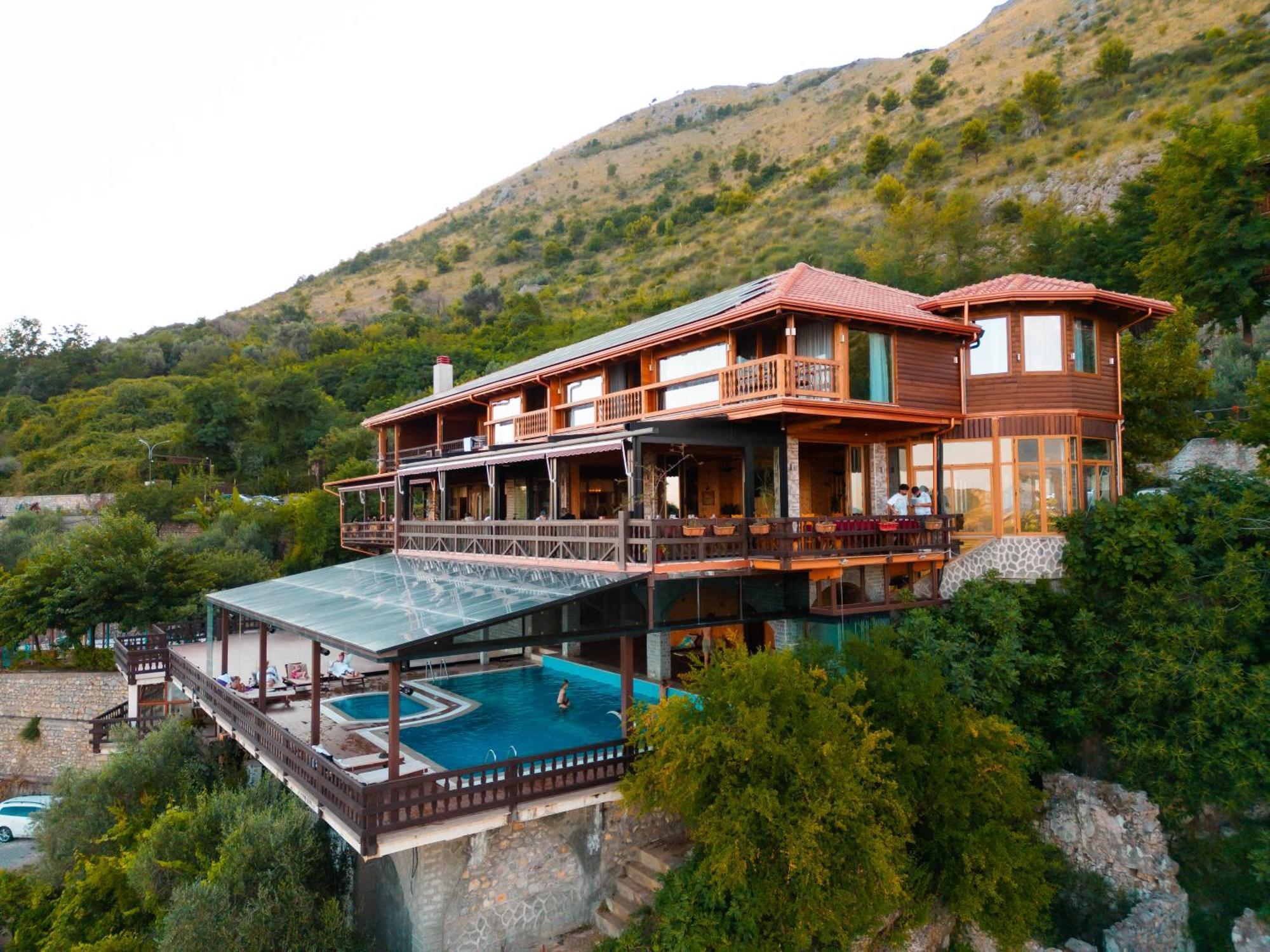 Hotel Wooden House Shkodra Exterior foto